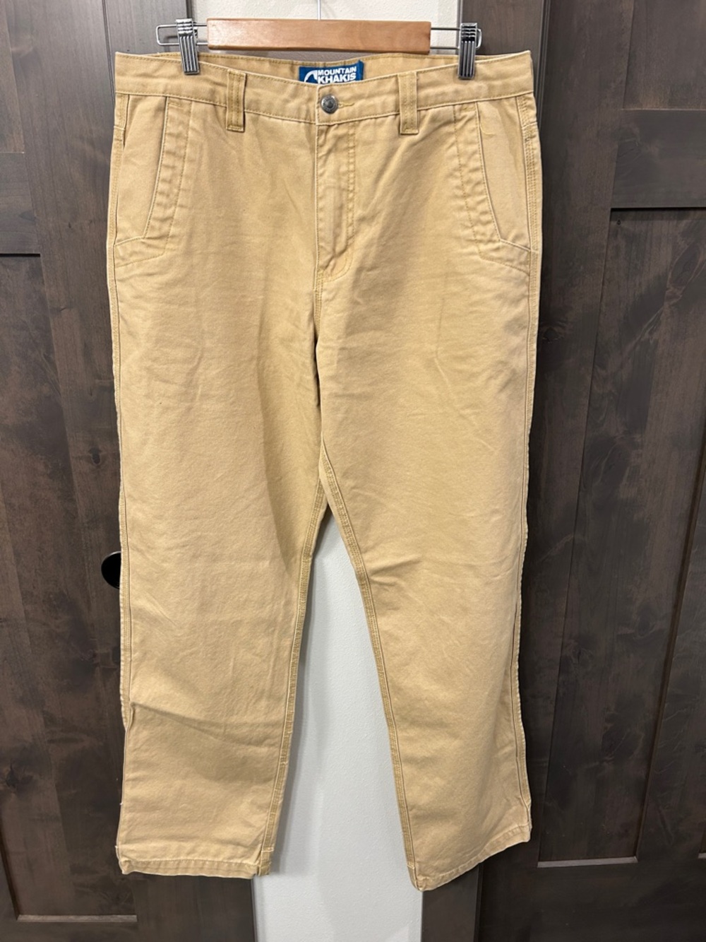 Mountain Khakis pants size 34x34 Tan Sturdy note: last pic small spots